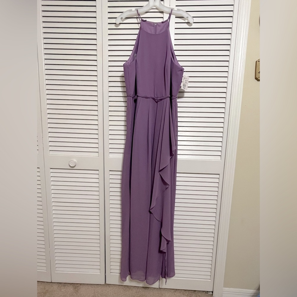 Wisteria David’s Bridal Bridesmaid Dress